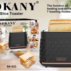 جهاز تحميص خبز التوست قطعتين من سوكاني Sokany