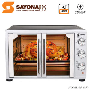 فرن كهربائي بتصميم فرنسي مميز من شركة سايونا 45 لتر