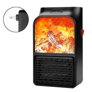 مدفأة حائط بحجم صغير وبشكل كثير مرتب