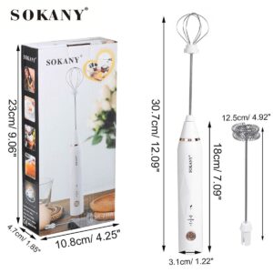 جهاز صنع رغوة الحليب 2 في 1 يعمل على الشحن