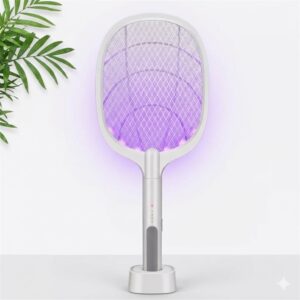 مضرب الناموس مع قاعدة