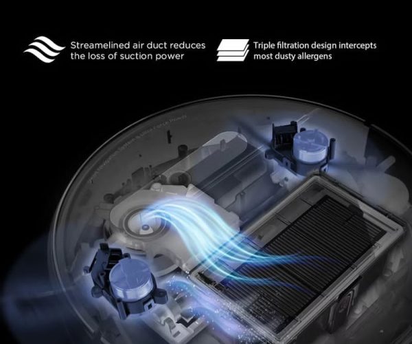 ⁦مكنسة وممسحة روبوت ذكية Sayona Reboot IQ Robot Vac⁩ - الصورة ⁦4⁩