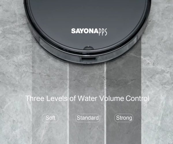 ⁦مكنسة وممسحة روبوت ذكية Sayona Reboot IQ Robot Vac⁩ - الصورة ⁦6⁩