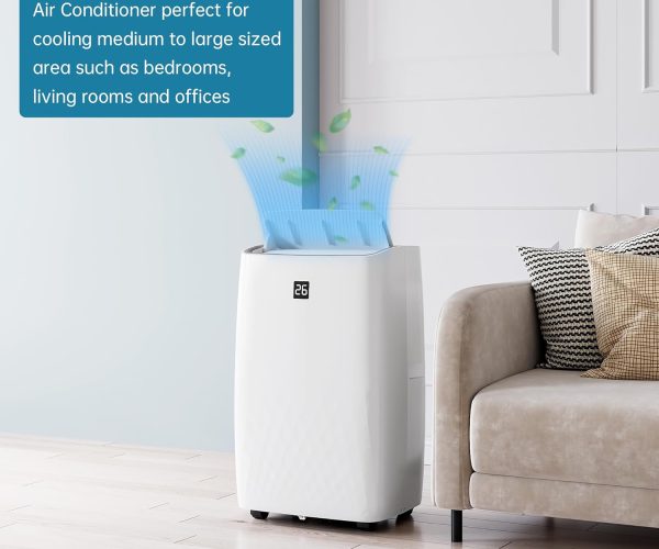 ⁦مكيف الغاز  المتنقل الكترا حامي بارد  1 طن فعلي 12000 btu⁩ - الصورة ⁦4⁩