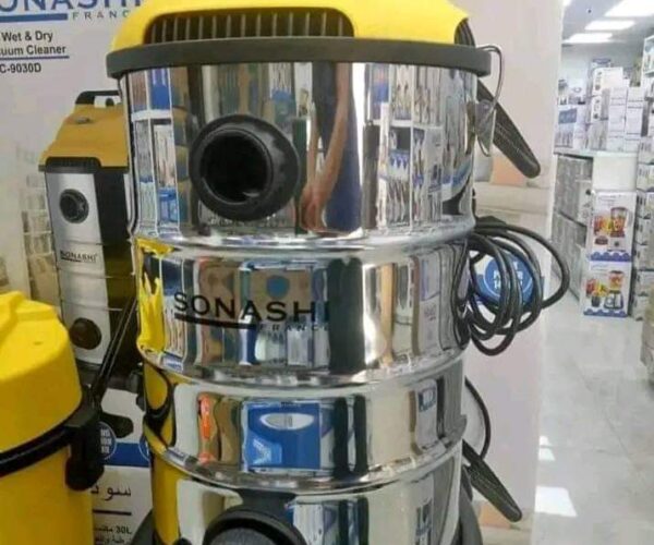 ⁦مكنسة سوناشي نظام برميل صناعي رطب جاف 1600 واط⁩ - الصورة ⁦4⁩
