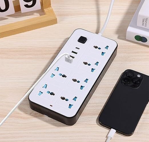 ⁦وصلة كهربائية مستطيلة متعددة الاستخدامات - الأمان والقوة في جهاز واحد! ⚡🔌⁩ - الصورة ⁦6⁩