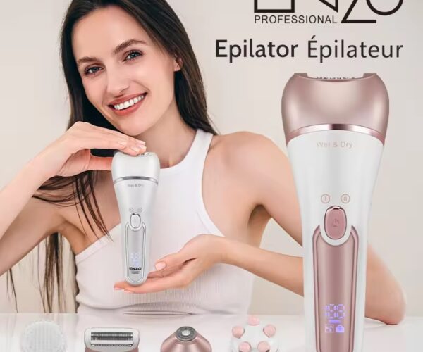 ⁦ماكينة إزالة الشعر النسائي من إينزو الايطالية 6 في 1⁩ - الصورة ⁦3⁩