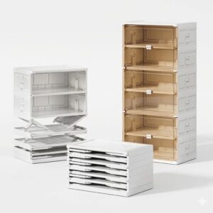 خزانة أحذية و حقائب قابلة للطي مكونة من 6 طبقات