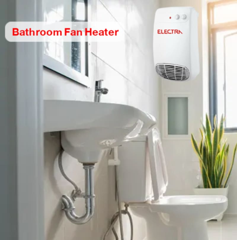 صوبة هواء ساخن للحمام من الكترا بقوة 2000 واط - الصورة 2