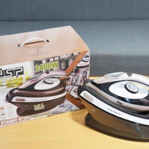 مكوى البخار من DSP بقوة 2400 واط وبخزان ماء سعة لتر ونص