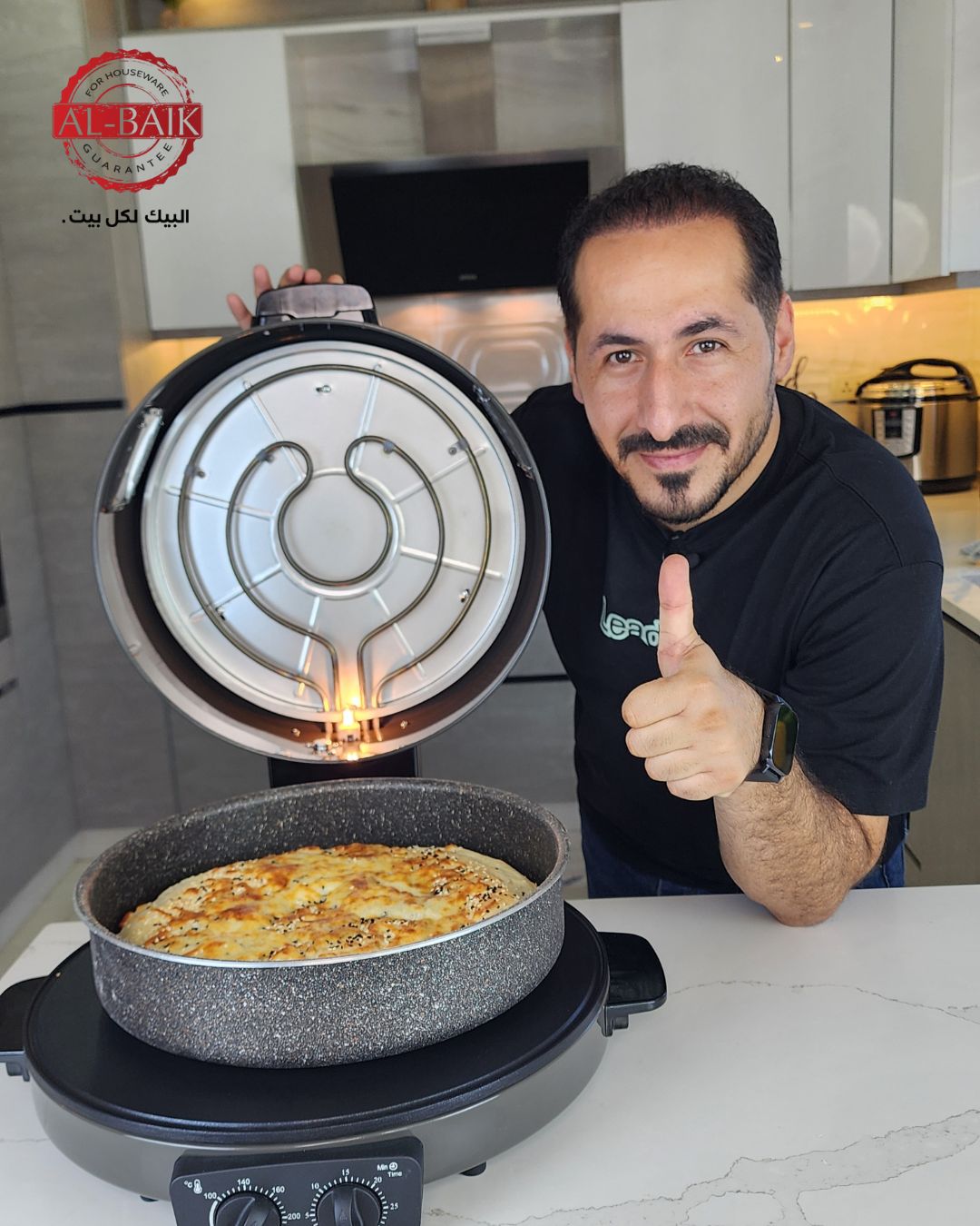 خبازة البيك المنزلية بقطر 40 سم - الصورة 2