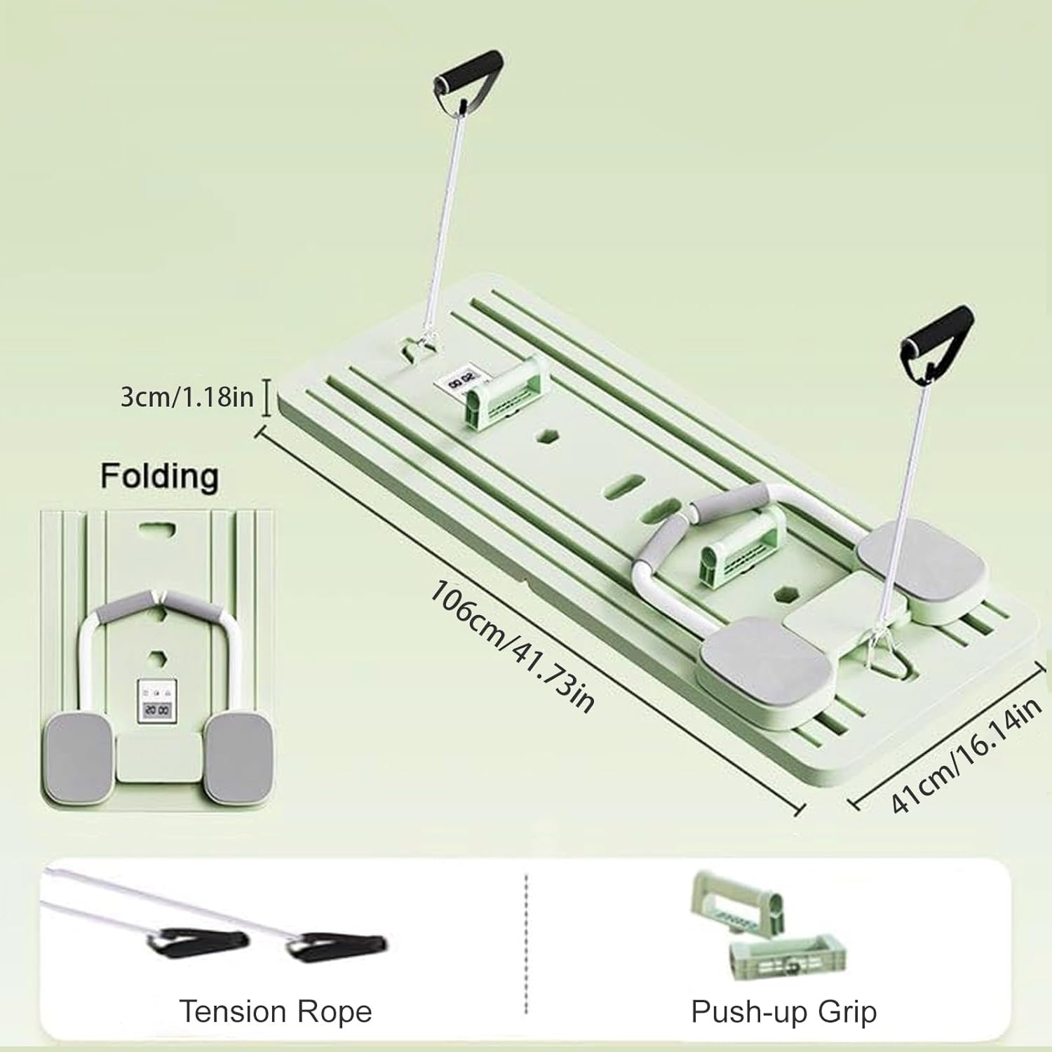 لوح تمارين البطن المحمول متعدد الوظائف للتدريب على البيلاتيس - الصورة 2