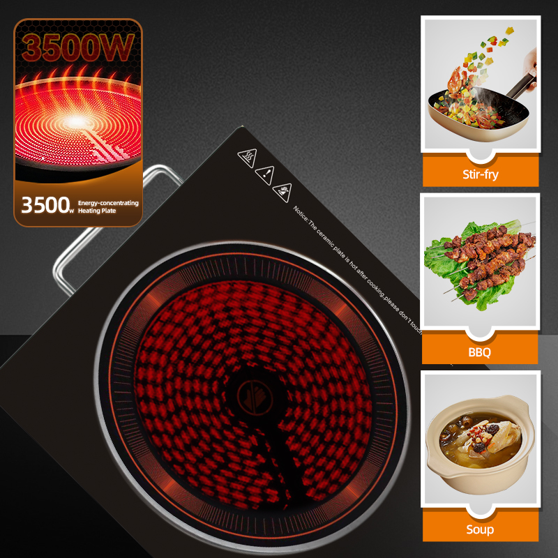 غاز كهربائي عين وحدة بالاشعه الحمراء من ماركة هايلي - الصورة 3