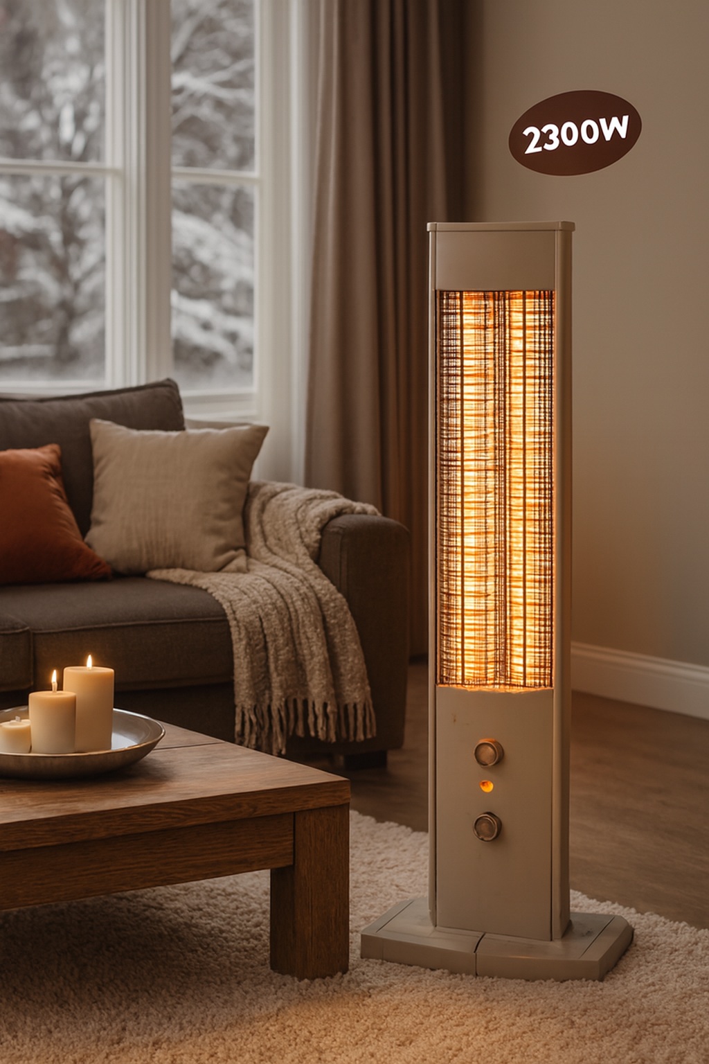 صوبة الكربون من شركة الكترا بقدرة 2300 واط - الصورة 2