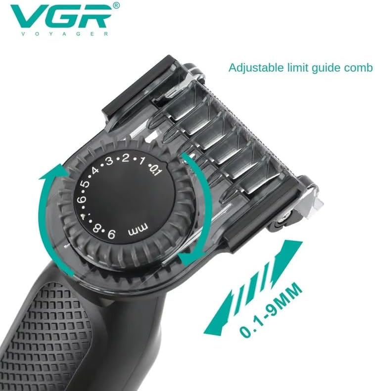 ماكينة حلاقة VGR مقاومة للماء برأسين احترافية V-360 - الصورة 2