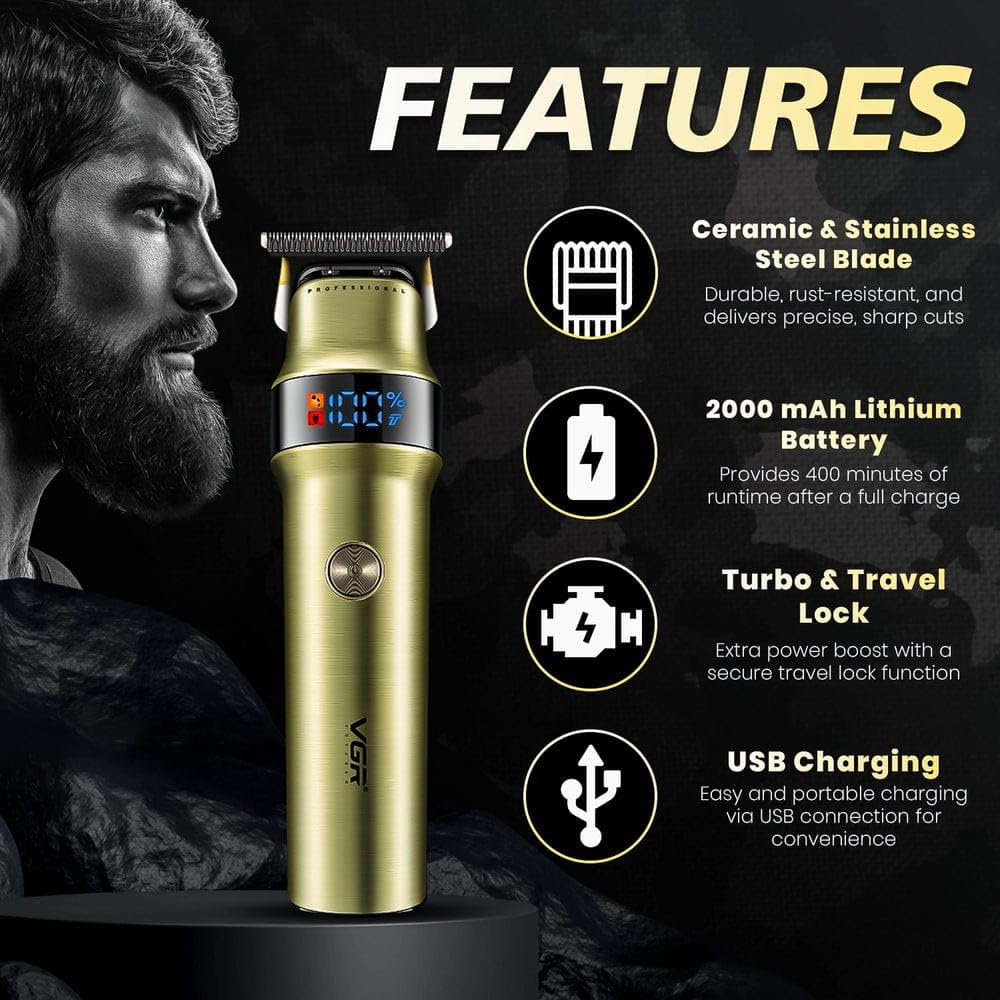 ماكينة حلاقة الشعر الكهربائية VGR V-991 - الصورة 4