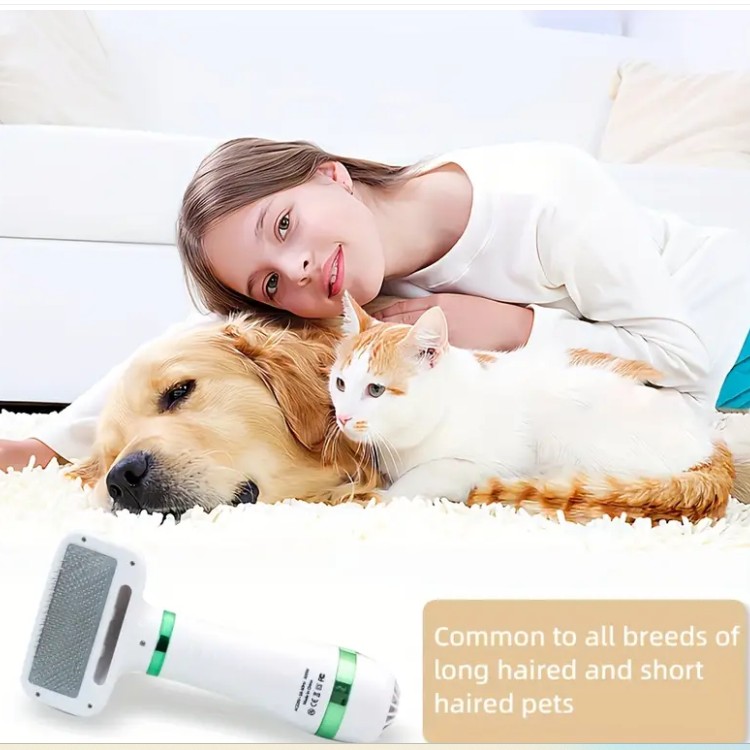 مشط مع مجفف الشعر للحيونات - الصورة 5