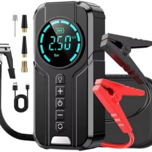 مضخة هواء ذكية للسيارات بشاشة رقمية