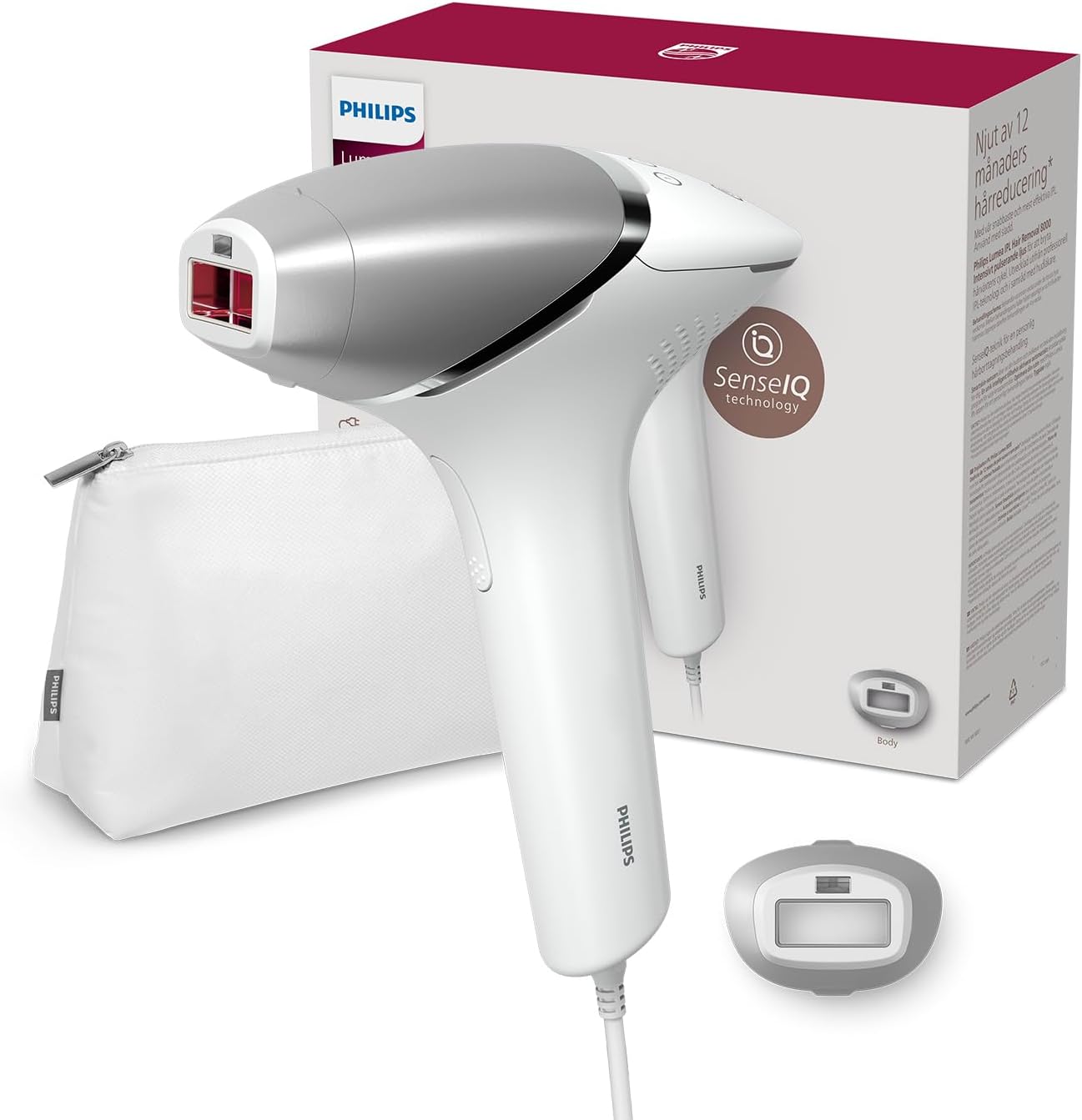 جهاز Philips Lumea 8000 لإزالة الشعر بتقنية IPL!