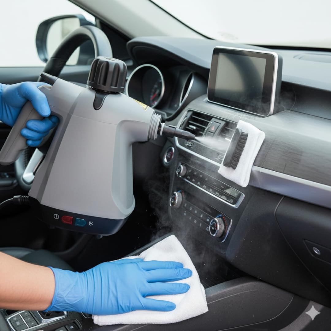 جهاز التنظيف بالبخار مع الذراع الطويلة بقوة 1200 واط - الصورة 5