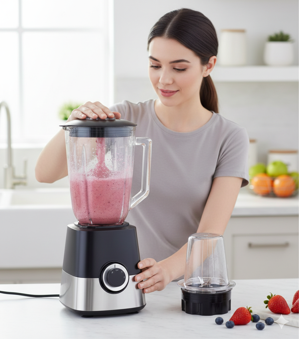 خلاط مع مطحنة من كونتي بقوة 800 واط - الصورة 3