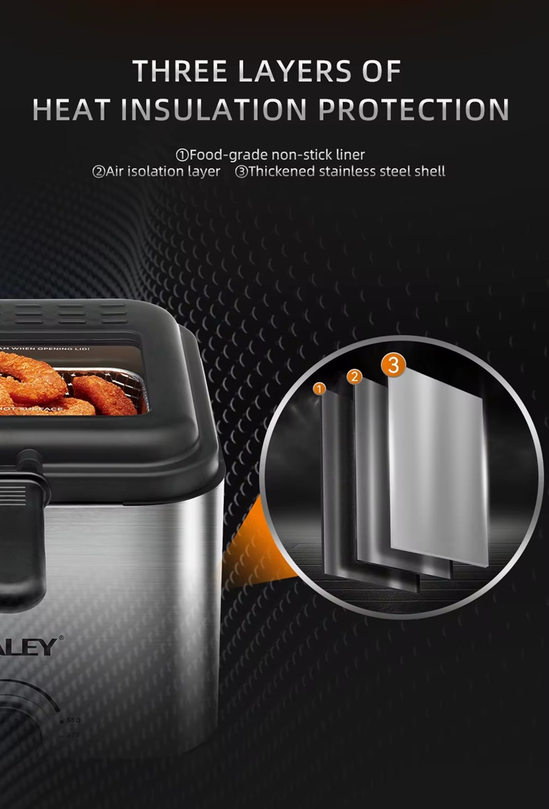 قلاية الزيت من هايلي بسعة 2.5 لتر - الصورة 6