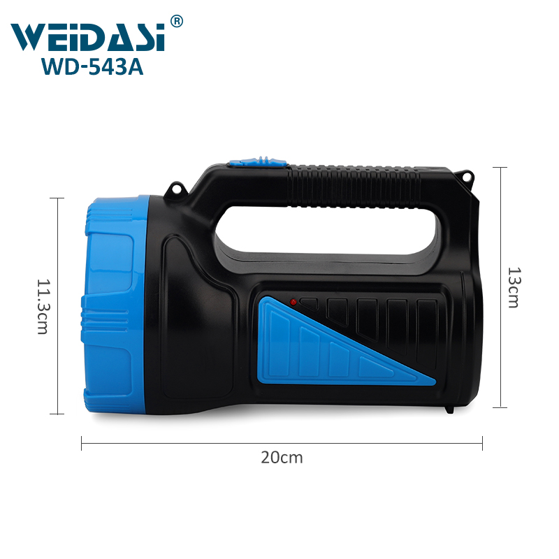 كشاف LED قوي بعيد المدى للإضاءة الخارجية قابل لإعادة الشحن - الصورة 6