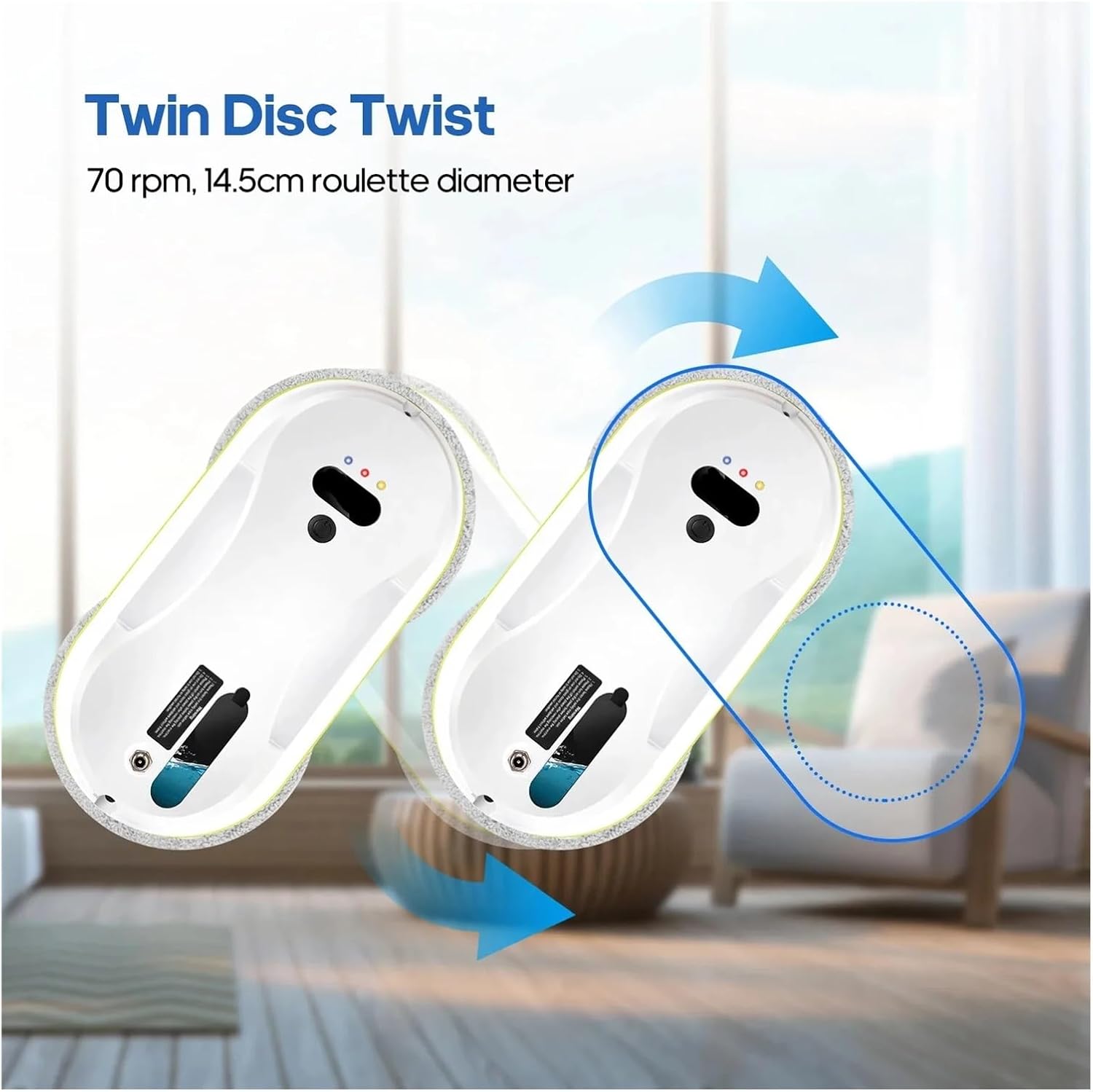 روبوت تنظيف الزجاج الذكي الكهربائي - الصورة 2