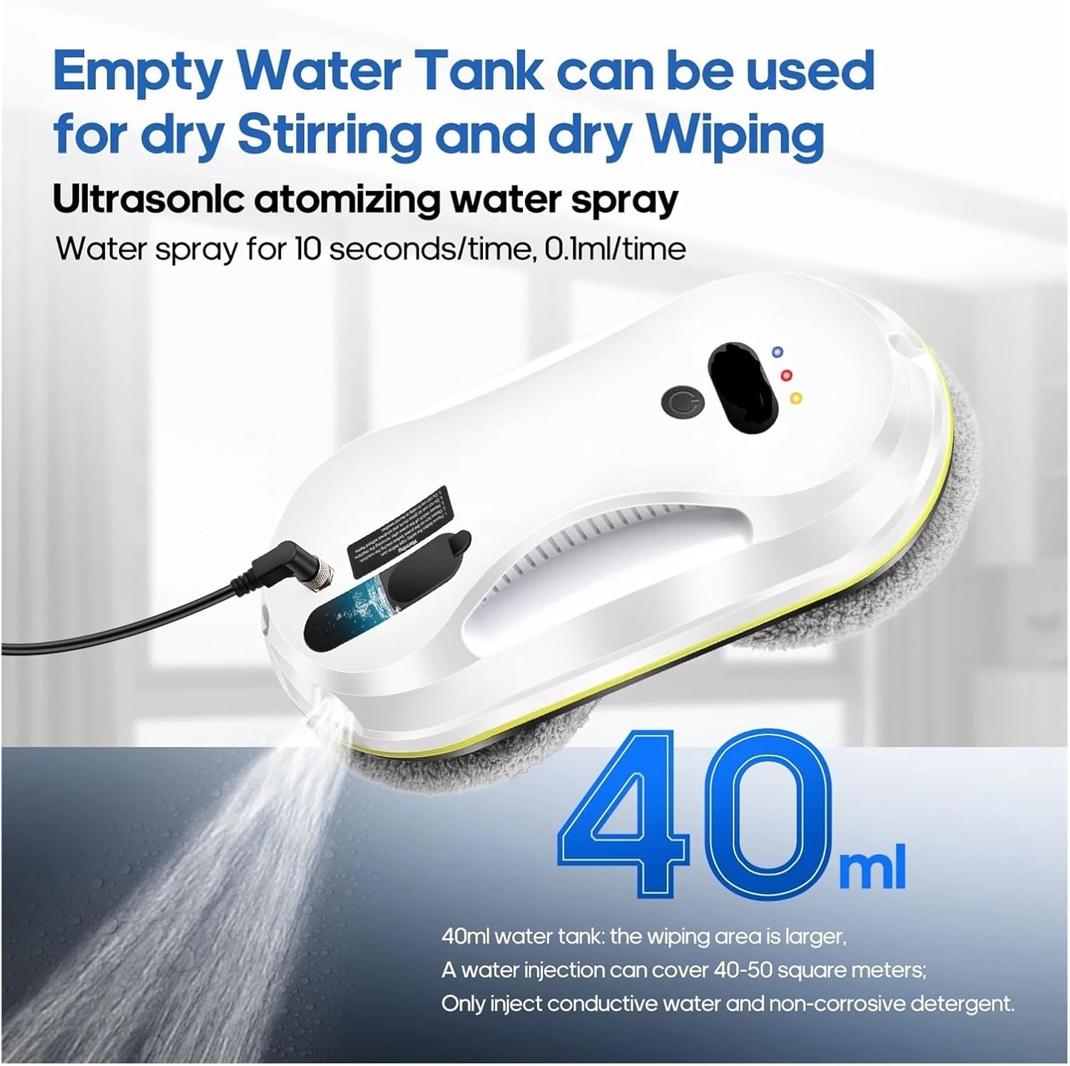 روبوت تنظيف الزجاج الذكي الكهربائي - الصورة 4