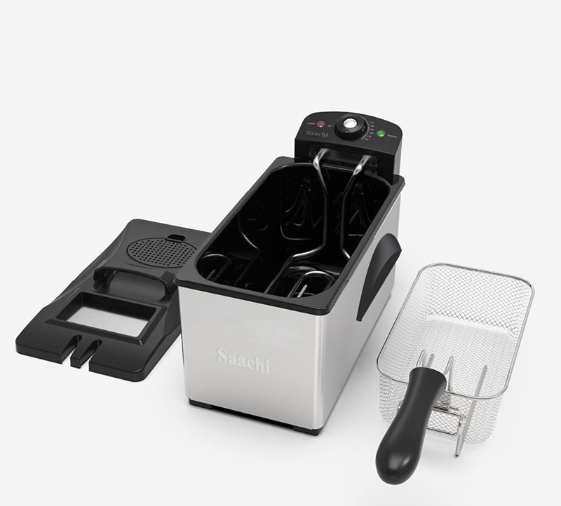 قلاية زيت كهربائية 3 لتر من ساشي - الصورة 2