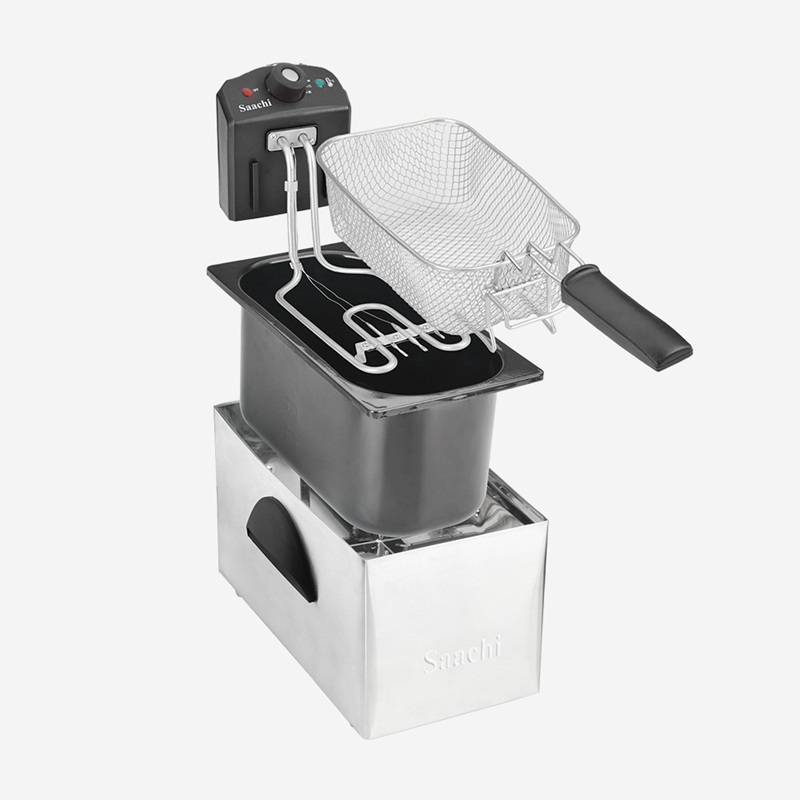 قلاية زيت كهربائية 3 لتر من ساشي - الصورة 3