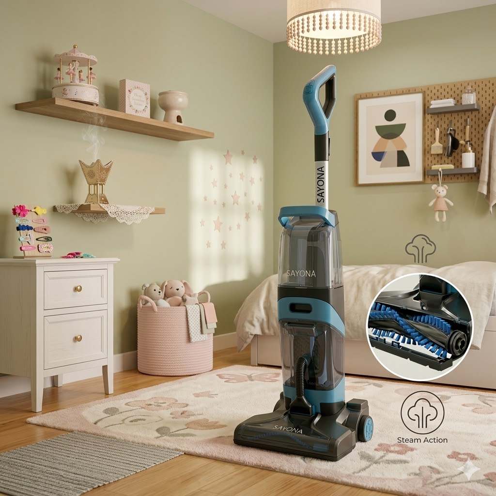 مكنسة غسيل سجاد بتصنيف برو ماكس ماركة سايونا بقوة 2200 واط - الصورة 5