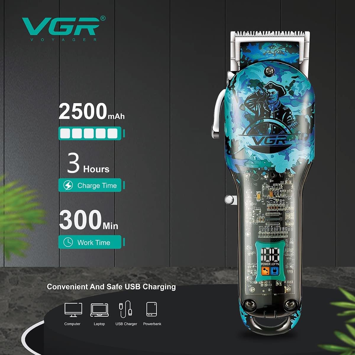 ماكينة حلاقة الشعر Vgr V-685 - الصورة 5