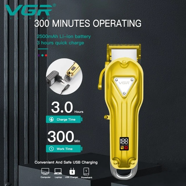 ماكينة قص الشعر الاحترافية VGR V-134 - الصورة 5