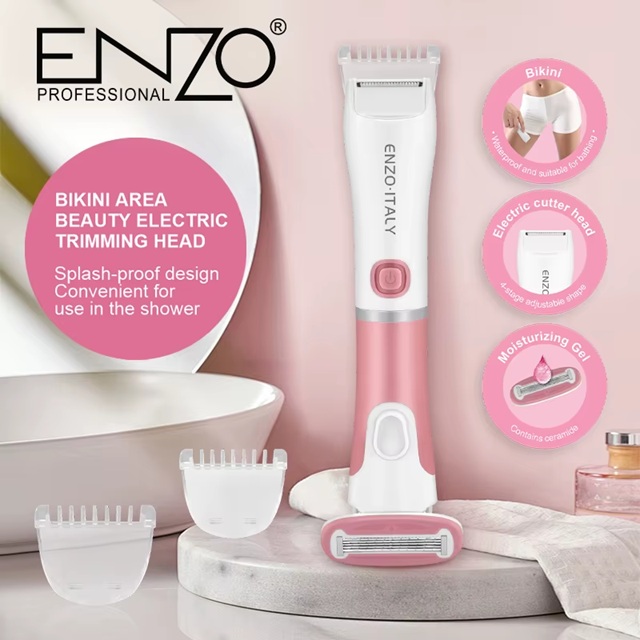 ماكينة حلاقة شحن ENZO Hydro Silk 2 in 1 - الصورة 4