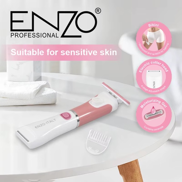 ماكينة حلاقة شحن ENZO Hydro Silk 2 in 1 - الصورة 7
