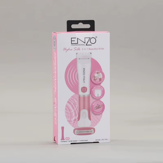 ماكينة حلاقة شحن ENZO Hydro Silk 2 in 1 - الصورة 9