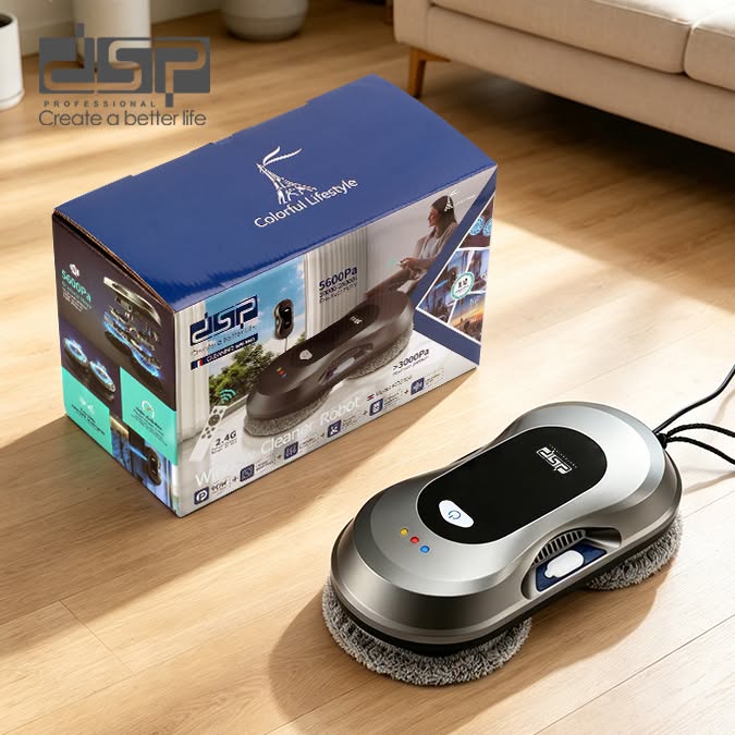 روبوت تنظيف الزجاج من DSP بقوة شفط 5600Pa - الصورة 8