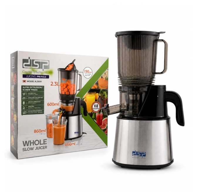 العصارة البطيئة slow juicer من DSP بقوة 600 واط